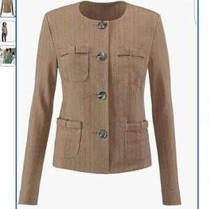Cabi Penny Herringbone blazer jacket Size Medium